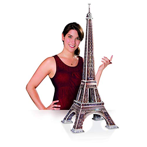 Wrebbit-la Torre Eiffel Puzzle 3D, Multicolor (W3D-2009)