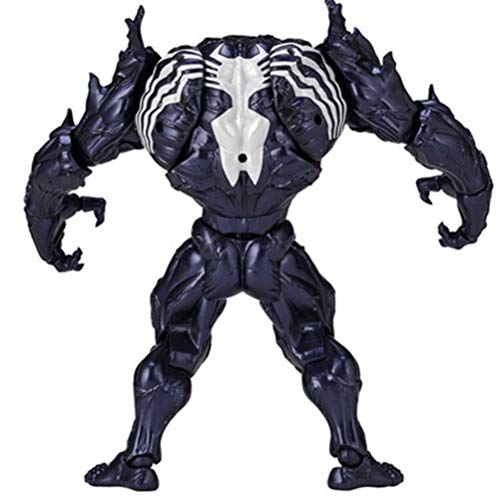 Wuawtyli SUPYINI Spider-Man Venom, 18CM Venom Figura, Action Figura Venom, Venom Action Figura, Action Figura Statue, Figura Muñeca de colección, Coche de Juguete, decoración del hogar