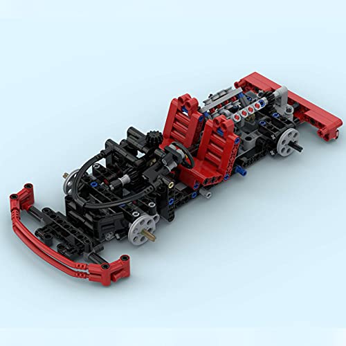 WWEI Juego de construcción de bloques de construcción para coches deportivos F40 Speed Champions con motor V8, 880 piezas, tecnología de bloques de sujeción, coche, compatible con Lego 76895 Ferrari