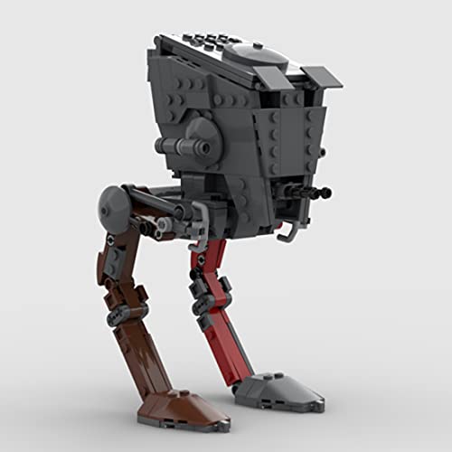 WWEI Technik Star Wars Mandalorian at-ST Robot de transporte del ejército, 311 piezas, juguete Droid, bloques de sujeción, compatible con Lego 75254