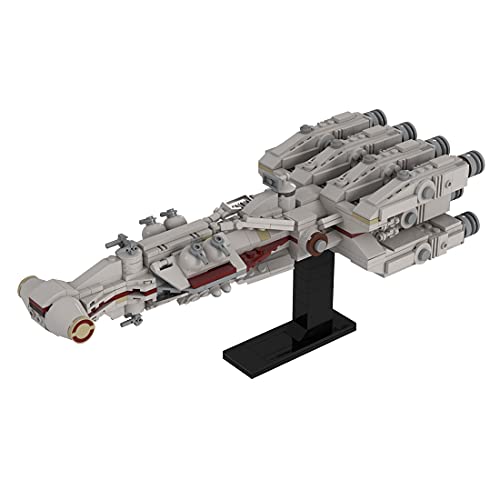 WWEI Technik Tantive IV - Nave espacial (677 piezas, UCS Starship, compatible con Lego 75244 Star Wars Tantive IV)