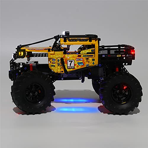 WXFN Kit De Iluminación LED para (Technic 4X4 X-Treme Off-Roadie) Bloques De Construcción Modelo - Conjunto De Luz LED Compatible con Lego 42099 (No Incluido El Modelo)