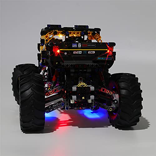 WXFN Kit De Iluminación LED para (Technic 4X4 X-Treme Off-Roadie) Bloques De Construcción Modelo - Conjunto De Luz LED Compatible con Lego 42099 (No Incluido El Modelo)