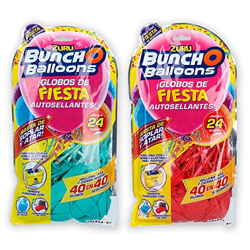 X-Shot - Globos de Fiesta Autosellantes Pack 24 globos Buncho Balloons (71888) , color/modelo surtido