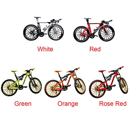 XHXseller Mini Bicycle Finger Toy, Mini Bicycle Toy Alloy Finger Mountain Bike Bicycle Model Ornaments- Zinc Alloy( 17.5 x 10 cm)