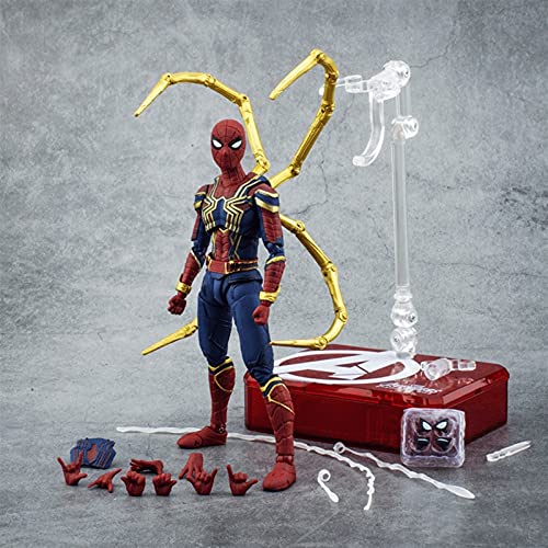 Xiao Yu Avengers Infinity War Iron Spider Spiderman Figura De Superhéroes Modelo De Juguetes For Niños