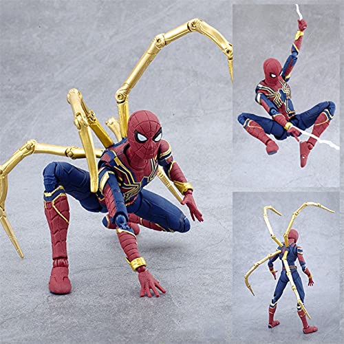 Xiao Yu Avengers Infinity War Iron Spider Spiderman Figura De Superhéroes Modelo De Juguetes For Niños