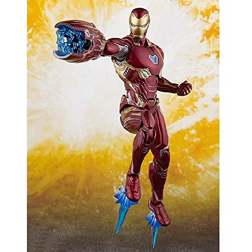 Xiao Yu Marvel Avengers Infinity War Figura de acción de Iron Man MK 50 Mark XLX PVC Modelo de colección de Juguete