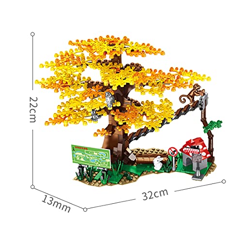 xSuper Juego de tren 907 ps Beijing-Hong Kong Metro Line 4 Beijing Zoo Station con árboles, pistas, hierba, conejos,letreros,pistas y accesorios compatible con bloques de construcción Lego