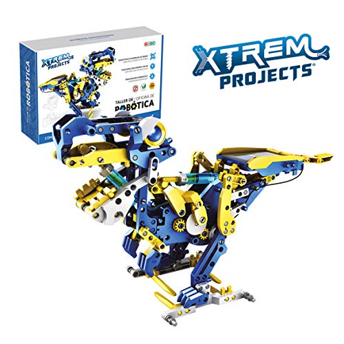 Xtrem Bots - Taller De Robótica Educativa, Juguetes Robotica para Niños 8 Años O Más, Robot Solar, Juegos Educativos, Construccion De Robots, Juguete Educativo 12 en 1