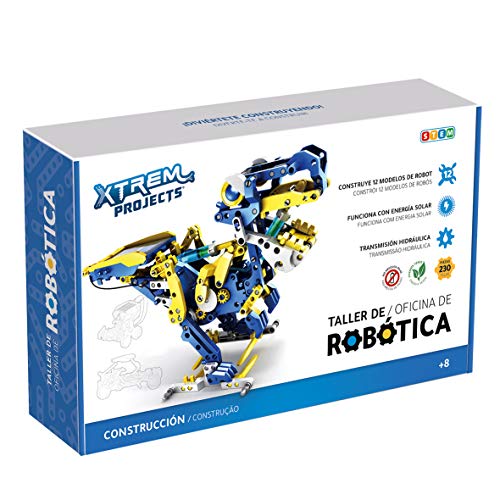 Xtrem Bots - Taller De Robótica Educativa, Juguetes Robotica para Niños 8 Años O Más, Robot Solar, Juegos Educativos, Construccion De Robots, Juguete Educativo 12 en 1