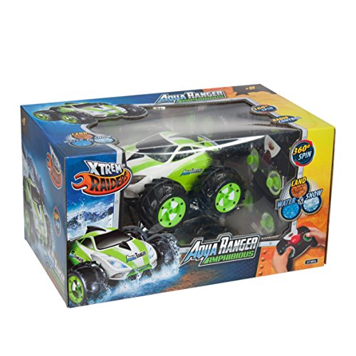 Xtrem Raiders Aqua Ranger, Niño Y Niña, Coches Teledirigidos para Niños, Radio Control RC, Anfibio, Gira 360º, Ruedas Off-Road, Regalos Divertidos (XT180735)