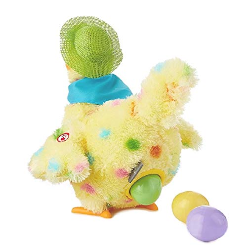 xuritaotao Una Gallina Divertido Juguete De Pollo Gallina Gallina Ponedora De Huevos Sorprendido Regalo De Broma Niño Antiestrés Gadget Divertido Juego Interior Al Aire Libre Regalo Eléctrico Niños