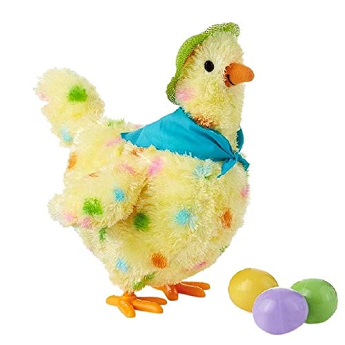 xuritaotao Una Gallina Divertido Juguete De Pollo Gallina Gallina Ponedora De Huevos Sorprendido Regalo De Broma Niño Antiestrés Gadget Divertido Juego Interior Al Aire Libre Regalo Eléctrico Niños