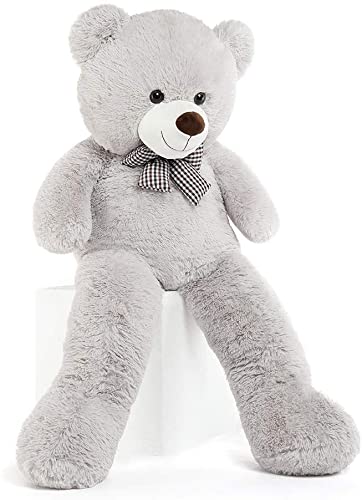 XXL Osito de Peluche 120 cm Peluche Gigante Animal de Grande Oso de Peluche Regalo (1.2 m, Gris)