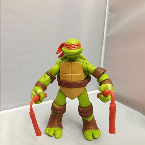 Yang baby Paquete De 4 Juguetes De Tortuga Ninja Mutante Adolescente - Figuras De Acción De Tortuga Ninja Mutante Adolescente - Modelo De Personaje De Acción - Set TMNT