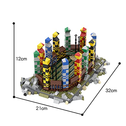 YHYL 1542 PCS Moc RC Car Quidditch Field Modelo Bloques De Construcción Compatible con Lego, Técnico Puzzle Toy Super Racing RC Coche Kit, Juguete De Ladrillos para Adulto O Niño