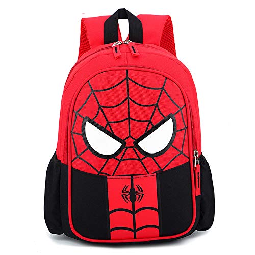 YKKJ Mochila para niños Spiderman, bolsa impermeable 3D, mochila superhéroe 3D Mochila Mochilas para niños Camping Senderismo.