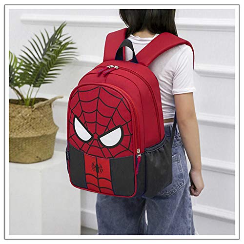 YKKJ Mochila para niños Spiderman, bolsa impermeable 3D, mochila superhéroe 3D Mochila Mochilas para niños Camping Senderismo.