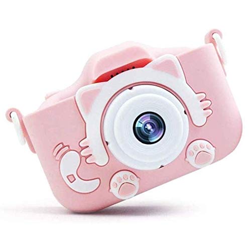 YLHXYPP Cámara for niños y niñas como regalo, a prueba de golpes Anti-Drop 2" HD Display, Juguete videocámara digital for niños y niños pequeños (Color : Pink)