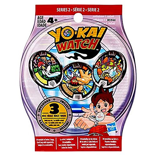 Yo-Kai Series 2 Medals - Case of 24 Blind Bags - 72 Random Medals by Yokai