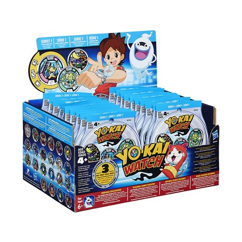 Yo-kai Watch 13820 - Medallas Sorpresa al Azar (Caja de 24 Paquetes)