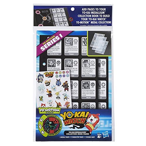 Yo-kai Watch Páginas coleccionables para álbum de medallas, Miscelanea (Hasbro B7499105)