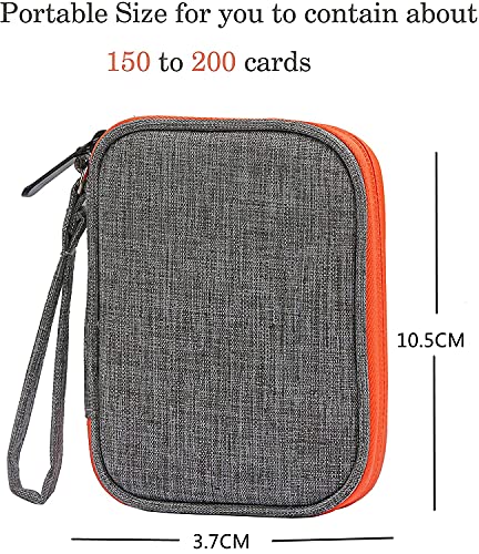 YSAGI Juego de cartas compatible con bolsa UNO, espacio para hasta 150 tarjetas, paño suave, impermeable, protección completa, tarjeta UNO para juegos al aire libre o camping (bolsa gris)