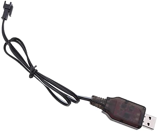 YUNIQUE Espana 1 Pieza Cable USB SM-2P de Carga para bateria Ni-Mh 6V RC Auto