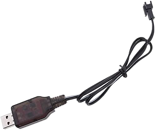 YUNIQUE Espana 1 Pieza Cable USB SM-2P de Carga para bateria Ni-Mh 6V RC Auto