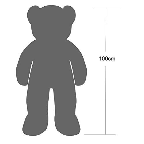 YunNasi Osito de Peluche Gigante Animal de Felpa Grande 100cm/39 Inches Teddy Juguetes de Peluche con Cinta