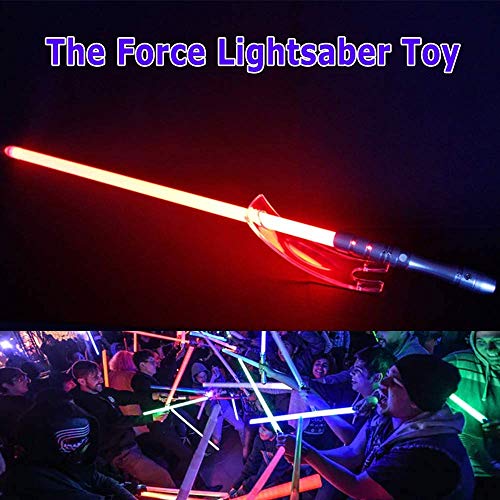 Y&Z Juguete de Sonido Brillante de Star Wars, Cambio de Color RGB 11, Luke Star Black Series Skywalker Foc Lightsaber Jedi Blue Vader Sword, Juguete de Regalo para Cosplay, Silver