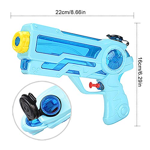 Zaloife Pistola de Agua Juguete de los Niños, Water Pistol 350ml para Batalla Jardín Juguete Rociador Fiestas de Verano al Aire Libre Infantil Batalla de Agua, Playa, Piscina, 2 Pack