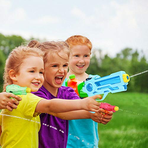 Zaloife Pistola de Agua Juguete de los Niños, Water Pistol 350ml para Batalla Jardín Juguete Rociador Fiestas de Verano al Aire Libre Infantil Batalla de Agua, Playa, Piscina, 2 Pack