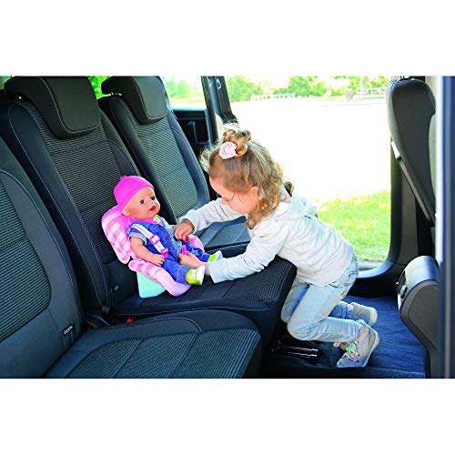 Zapf-827512 Zapf 827512 Baby born-Asiento infantil para coche, color carbón , color/modelo surtido