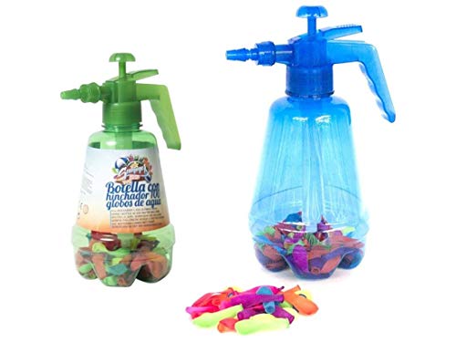 ZCENTER Botella con Hinchador Y 100 Globos Agua