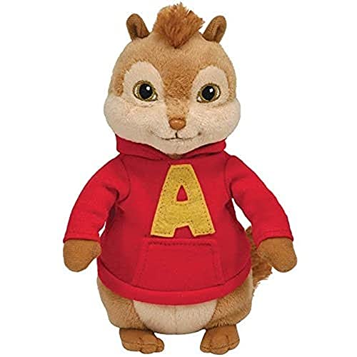 zdffgcgvg Muñeco de Peluche Ardilla Alvin de 15 cm de Regalo, Masculino y Femenino