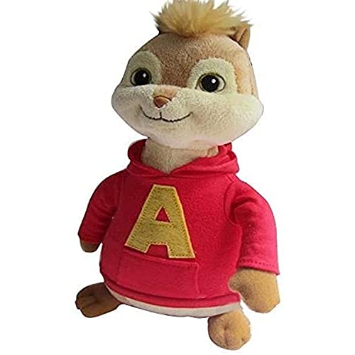 zdffgcgvg Muñeco de Peluche Ardilla Alvin de 15 cm de Regalo, Masculino y Femenino