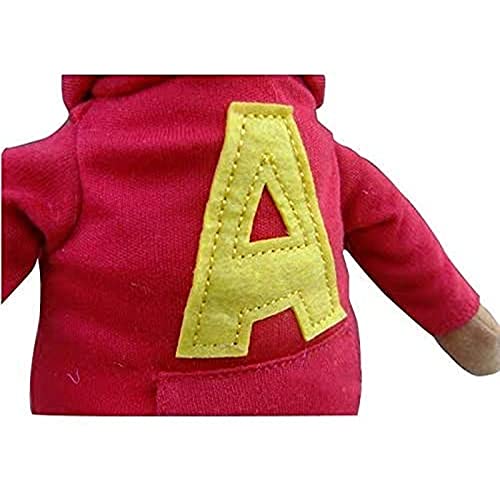 zdffgcgvg Muñeco de Peluche Ardilla Alvin de 15 cm de Regalo, Masculino y Femenino