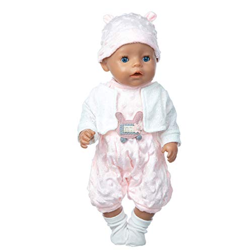 ZEEREE Ropa para Muñecos Bebé New Born Baby Doll, Trajes 17-18 "Ropa de Muñecas para Bebés (40-45 cm)