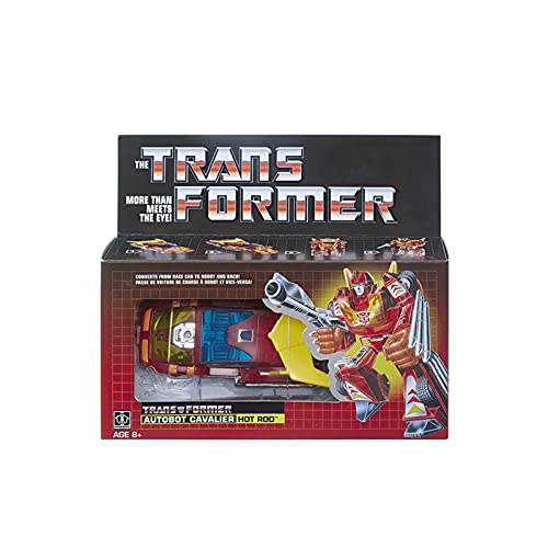 ZHJNBY Transformer Juguete Figura de Acción G1 Hot Rod como Regalo para Niños y Niñas de 5.5 Pulgadas