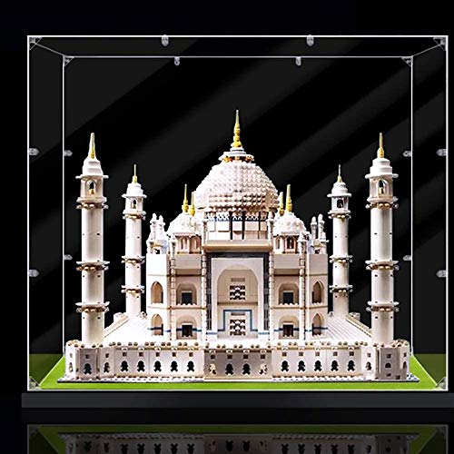 ZHLY Vitrina de acrílico para Lego 10256 Creator Expert Taj Mahal, Display Case a Prueba de Polvo para Lego 10256(Solo Vitrina)