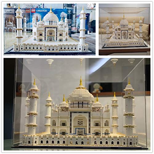 ZHLY Vitrina de acrílico para Lego 10256 Creator Expert Taj Mahal, Display Case a Prueba de Polvo para Lego 10256(Solo Vitrina)