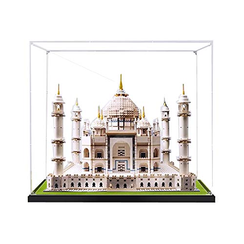 ZHLY Vitrina de acrílico para Lego 10256 Creator Expert Taj Mahal, Display Case a Prueba de Polvo para Lego 10256(Solo Vitrina)