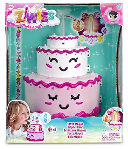 ZIWIES - Tarta Mágica, con 8 figuritas coleccionables, para niños y niñas de 4 a 8 años (Famosa 700014602)