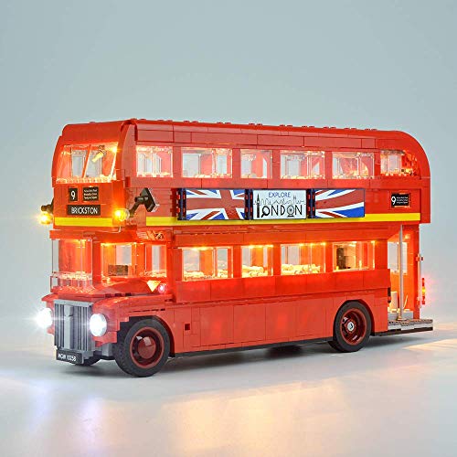 ZJLA Juego de iluminación LED para Lego 10258 Creator London Bus (no incluye modelo Lego)