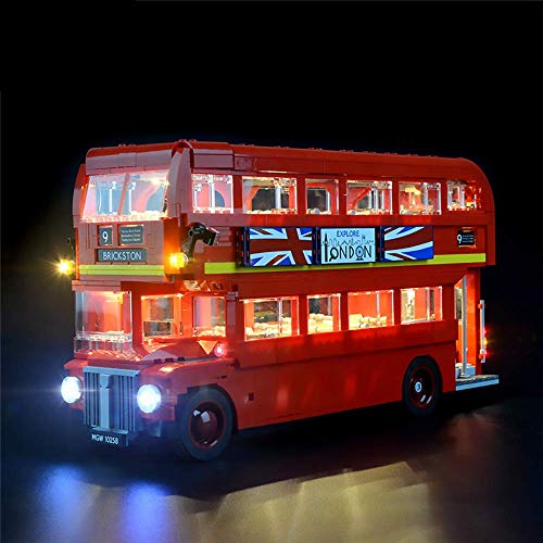 ZJLA Juego de iluminación LED para Lego 10258 Creator London Bus (no incluye modelo Lego)