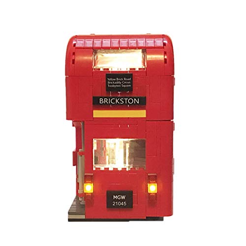 ZJLA Juego de luces para Lego Creator London Bus 10258, enchufe USB adecuado para Lego 10258