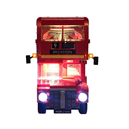 ZJLA Juego de luces para Lego Creator London Bus 10258, enchufe USB adecuado para Lego 10258