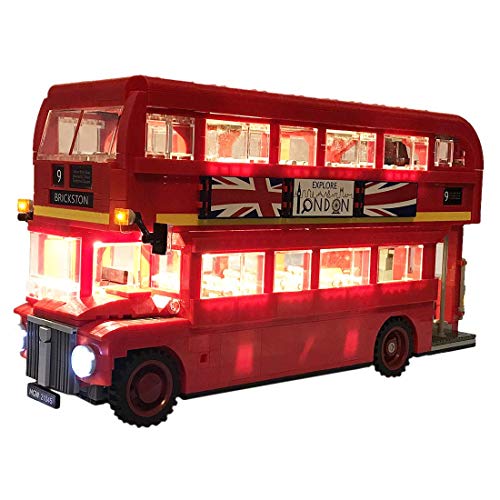 ZJLA Juego de luces para Lego Creator London Bus 10258, enchufe USB adecuado para Lego 10258